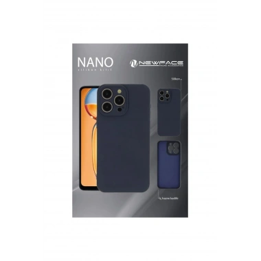 Mey İthalat®  iPhone 11 Pro Max Kılıf Nano içi Kadife Silikon - Mavi
