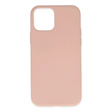 Mey İthalat®  iPhone 11 Pro Max Kılıf Nano içi Kadife Silikon - Pudra
