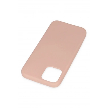 Mey İthalat®  iPhone 11 Pro Max Kılıf Nano içi Kadife Silikon - Pudra