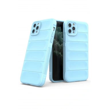 Mey İthalat®  iPhone 11 Pro Max Kılıf Optimum Silikon - Sky Blue
