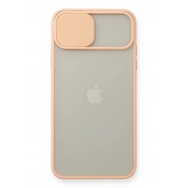 Mey İthalat® iPhone 11 Pro Max Kılıf Palm Buzlu Kamera Sürgülü Silikon - Pembe