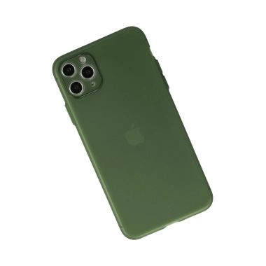 Mey İthalat®  iPhone 11 Pro Max Kılıf Puma Silikon - Yeşil