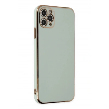 Mey İthalat®  iPhone 11 Pro Max Kılıf Volet Silikon - Açık Yeşil