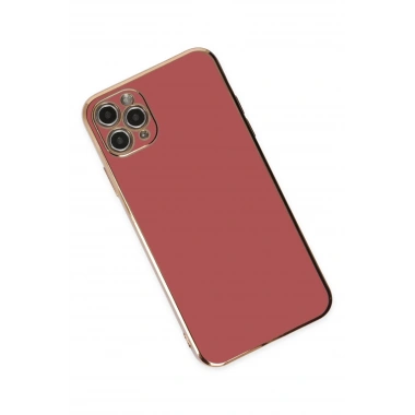 Mey İthalat®  iPhone 11 Pro Max Kılıf Volet Silikon - Kırmızı