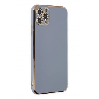 Mey İthalat®  iPhone 11 Pro Max Kılıf Volet Silikon - Mavi