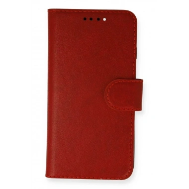 Mey İthalat®   iPhone 11 Pro Max Trend S Plus Kapaklı Kılıf - Kırmızı
