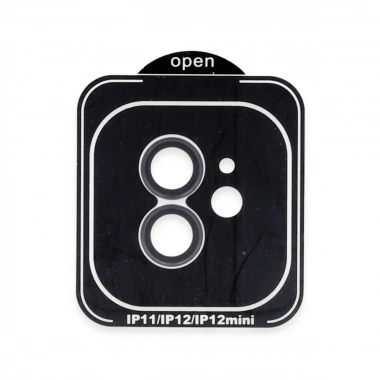 Mey İthalat®  iPhone 11 PVD Metal Kamera Lens - Siyah