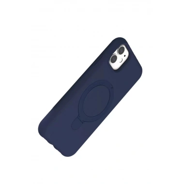 Mey İthalat®   iPhone 11 Regal Magsafe Standlı Kapak - Lacivert