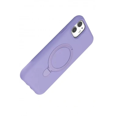Mey İthalat®   iPhone 11 Regal Magsafe Standlı Kapak - Lila