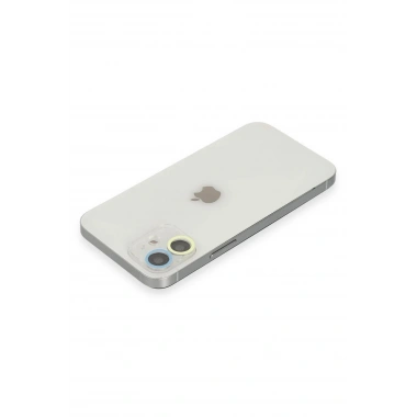 Mey İthalat® iPhone 11 Renkli Kamera Lens Koruma Cam - Sarı-Mavi