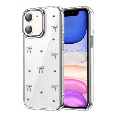 Mey İthalat®   iPhone 12 Fiyonk Desenli Kapak - Desen 5