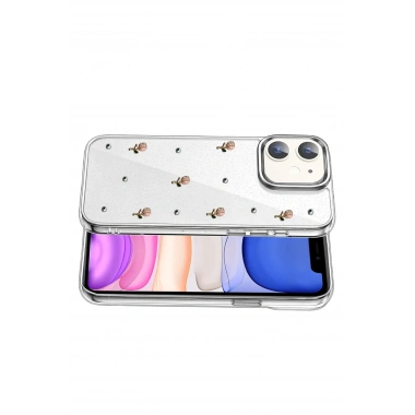 Mey İthalat®   iPhone 12 Fiyonk Desenli Kapak - Desen 6