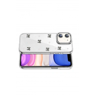 Mey İthalat®   iPhone 12 Fiyonk Desenli Kapak - Desen 8