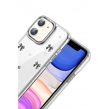 Mey İthalat®   iPhone 12 Fiyonk Desenli Kapak - Desen 8