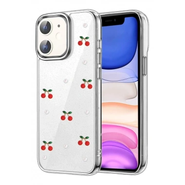 Mey İthalat®   iPhone 12 Fiyonk Desenli Kapak - Desen 9