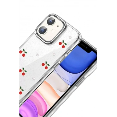 Mey İthalat®   iPhone 12 Fiyonk Desenli Kapak - Desen 9