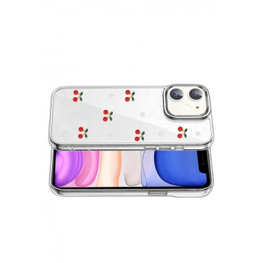 Mey İthalat®   iPhone 12 Fiyonk Desenli Kapak - Desen 9