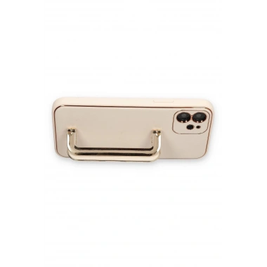 Mey İthalat®  iPhone 12 Kılıf Coco Elit Kapak - Gold