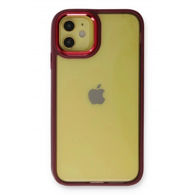 Mey İthalat® iPhone 12 Kılıf Dora Kapak - Kırmızı