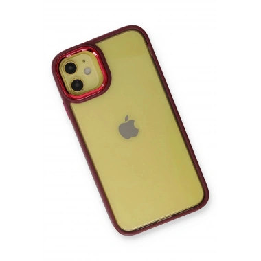 Mey İthalat® iPhone 12 Kılıf Dora Kapak - Kırmızı