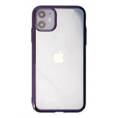 Mey İthalat® iPhone 12 Kılıf Element Silikon - Mor