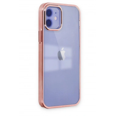 Mey İthalat® iPhone 12 Kılıf Element Silikon - Pembe
