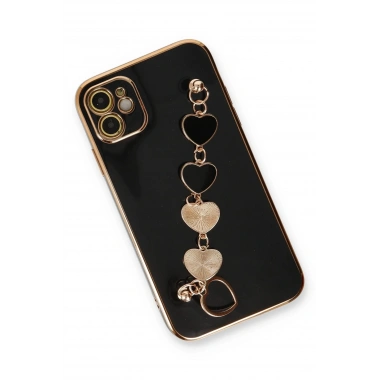 Mey İthalat® iPhone 12 Kılıf Esila Silikon - Siyah
