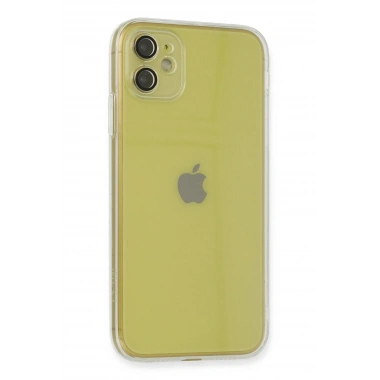 Mey İthalat®  iPhone 12 Kılıf Fly Lens Silikon - Şeffaf