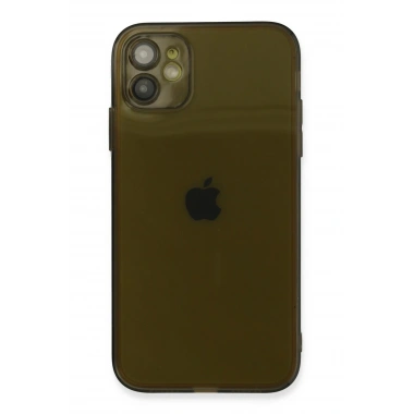 Mey İthalat® iPhone 12 Kılıf Fly Lens Silikon - Siyah