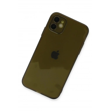 Mey İthalat® iPhone 12 Kılıf Fly Lens Silikon - Siyah