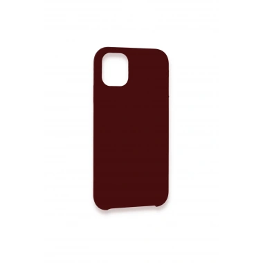 Mey İthalat®  iPhone 12 Kılıf Lansman Legant Silikon - Bordo