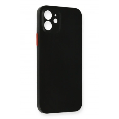Mey İthalat® iPhone 12 Kılıf PP Ultra İnce Kapak - Siyah