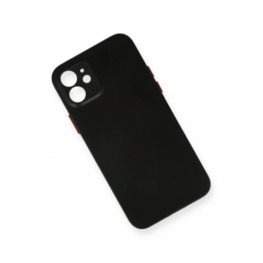 Mey İthalat® iPhone 12 Kılıf PP Ultra İnce Kapak - Siyah