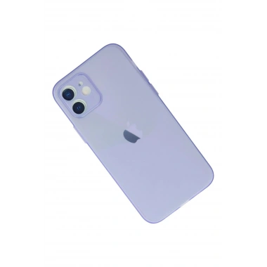 Mey İthalat®  iPhone 12 Kılıf Puma Silikon - Mor