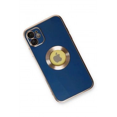 Mey İthalat®  iPhone 12 Kılıf Store Silikon - Mavi