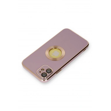 Mey İthalat® iPhone 12 Kılıf Store Silikon - Mor