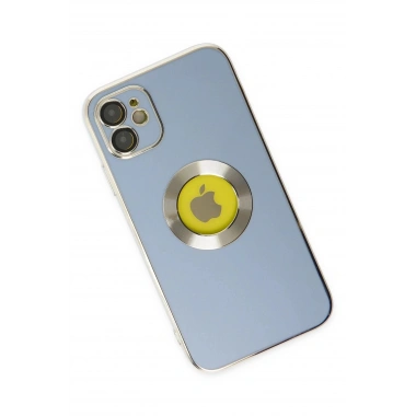 Mey İthalat® iPhone 12 Kılıf Store Silikon - Sierra Blue