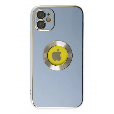 Mey İthalat® iPhone 12 Kılıf Store Silikon - Sierra Blue