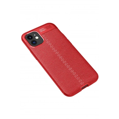 Mey İthalat®  iPhone 12 Mini Kılıf Auto Focus Kapak - Kırmızı