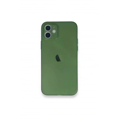 Mey İthalat®  iPhone 12 Mini Kılıf PP Ultra İnce Kapak - Yeşil