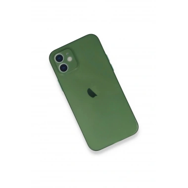 Mey İthalat®  iPhone 12 Mini Kılıf PP Ultra İnce Kapak - Yeşil
