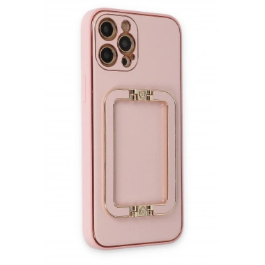 Mey İthalat®  iPhone 12 Pro Kılıf Coco Elit Kapak - Pembe