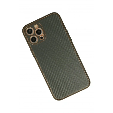 Mey İthalat®  iPhone 12 Pro Kılıf Coco Karbon Silikon - Füme