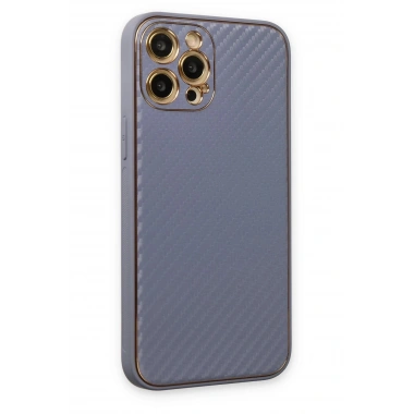 Mey İthalat®  iPhone 12 Pro Kılıf Coco Karbon Silikon - Gri