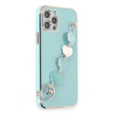 Mey İthalat® iPhone 12 Pro Kılıf Esila Silikon - Su Yeşili
