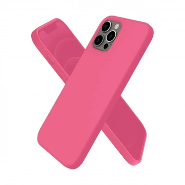 Mey İthalat®  iPhone 12 Pro Kılıf First Silikon - Pembe