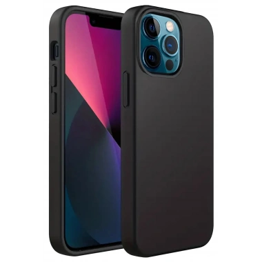 Mey İthalat®  iPhone 12 Pro Kılıf First Silikon - Siyah