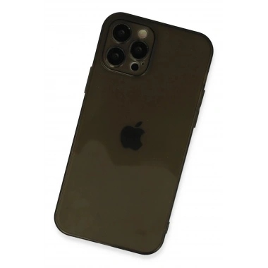 Mey İthalat® iPhone 12 Pro Kılıf Fly Lens Silikon - Siyah