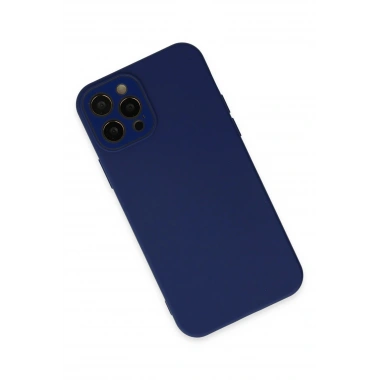 Mey İthalat®  iPhone 12 Pro Kılıf Lansman Glass Kapak - Sky Blue