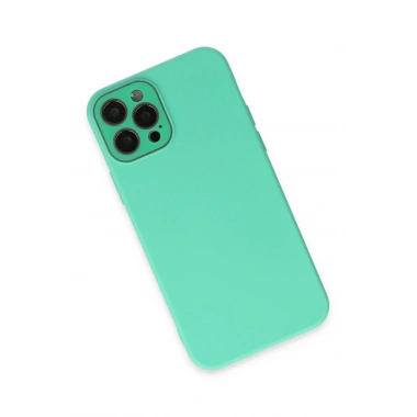 Mey İthalat® iPhone 12 Pro Kılıf Lansman Glass Kapak - Turkuaz